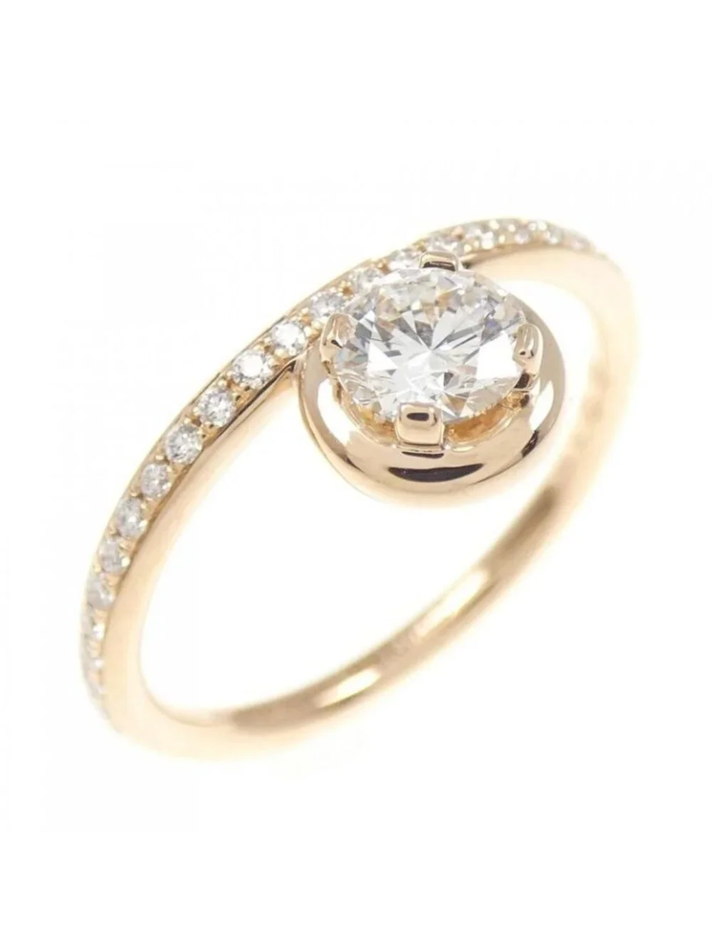 Hermes Petit Joute Ring 0.53 CT